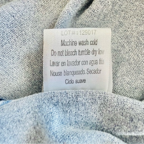 NWOT TIE DYE BLUE & WHITE SANTA MONICA BEACH LOGO SUMMER SWIM DRESS POOF! NY - Picture 6 of 7